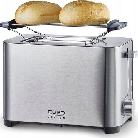 CASO Classico T2 Duo tostapane inox elegante 850W