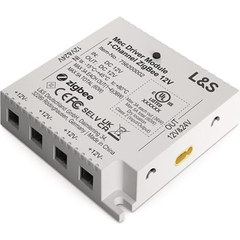 Módulo funcional Mec Driver 1 canal,4 salidas LED 12V DC L.73,6mmmm L&S (1/2)