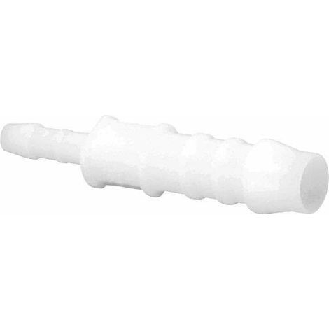 2x gerader I-förmiger Schlauchanschluss, 8 mm + 4 mm Durchmesser, Reduzieradapter, Kraftstoffschlauch für Rasenmäher, Traktor, Auto, Roller