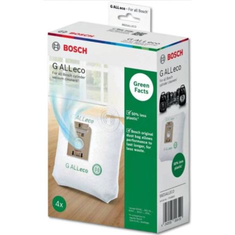 Ersatzteil - Lot de 4 sacs G ALL ECO -  - BOSCH, SIEMENS, UFESA, GIRMI, ENTRONIC, CONSTRUCTA