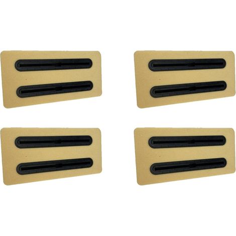 4X Hydrofoil Rail Box Foil Box PVC Mousse Hydrofoil Box (Noir) (1/5)