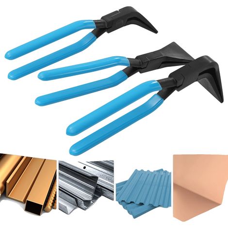Pince à plier en tôle, Acier au carbone premium, Poignée ergonomique, Angles de 45° 90° 180°, Construction durable, Haute performance (1/5)