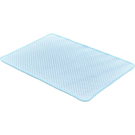 Tapis rafraîchissant pour chats Couverture Antidérapante Réutilisable Tapis Froid Repos Été Chenil Chat pour Chaton Petit Moyen Grand Intérieur Extérieur Caisse de Transport (1/5)