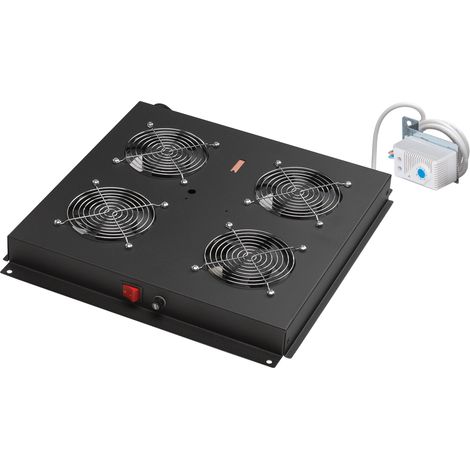 Armadi rack Link GRUPPO 2 VENTOLE CON TERMOSTATO PER ARMADI RACK LINK EAVI NERO