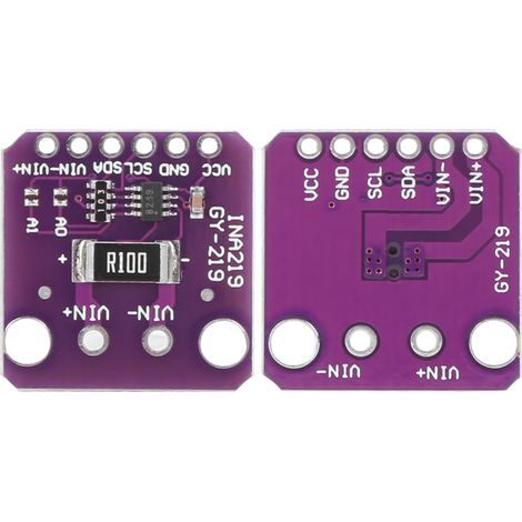 Lot de 5 modules de capteurs de courant numériques de haute précision GY INA219 avec interface I2C (1/5)