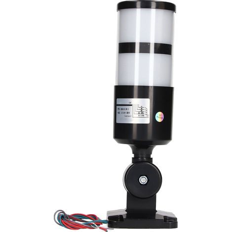 BERM LED tour de signalisation pile lumière industrielle avertissement colonne lampe clignotant pliable 2 couches (1/5)