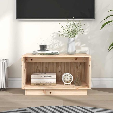 813824 vidaXL TV Cabinet 60x35x35 cm Solid Wood Pine (1/5)