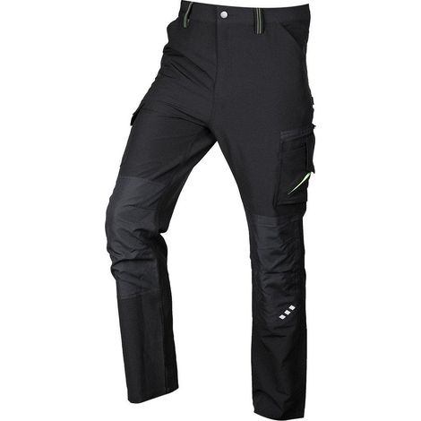 Neo Mix&Match Arbeitshose schwarz und grün Größe XS (1/3)