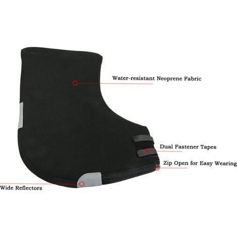 Néoprène imperméable hiver vtt moto guidon barre fin mitaines mitaines gants vélo de montagne vélo mains plus chaud couvre-mains (1/5)
