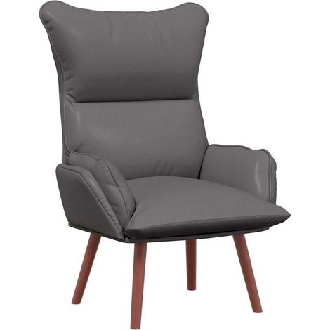 Maison Exclusive - Sessel Grau 69 x 74 x 93 cm Kunstleder