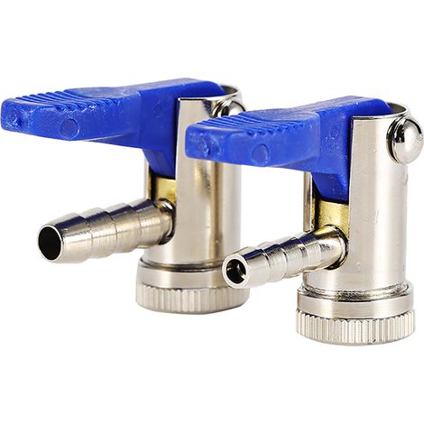 8mm Connecteur de valve de gonflage pour pneu de voiture, van et vélo, embout à clipser (1/5)