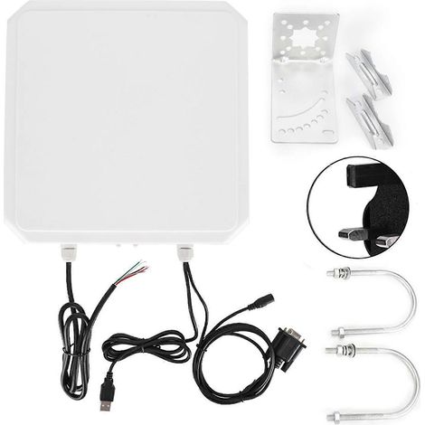 Lecteur RFID UHF étanche 10m longue portée pour contrôle d'accès parking, système de gestion de stationnement, lecteur de carte sans contact (1/5)