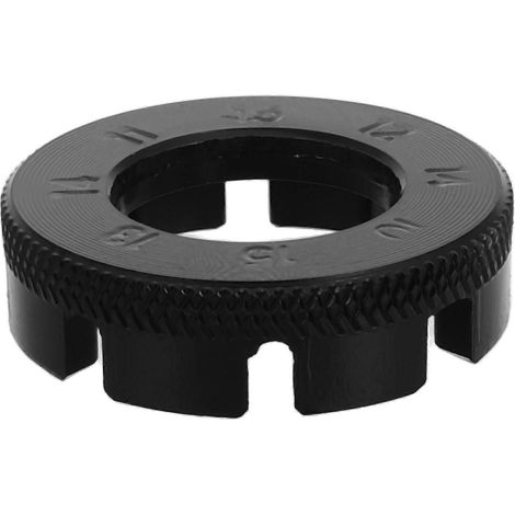 Jeu de clés à rayons pour roue de vélo, 4 pièces, en fer durable, noir, pour le réglage des rayons. (1/5)