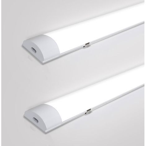 ALOVZE Wasserdichtes LED-Streifenlicht, verbindbare LED-Röhren durch neutralweiße IP65-LED-Deckenleuchte für Feuchträume, 150 cm, 48 W (1/4)