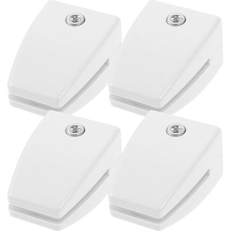 Clip de support pour séparateur bureau en 4 pièces, pince ABS (1/5)