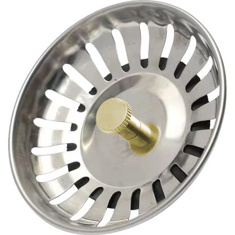 Crépine d'évier, bouchon de bonde de lavabo, filtre anti-obstruction pour siphon de sol, accessoires de cuisine (1/4)
