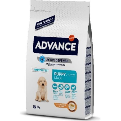 ADVANCE PERRO MAXI PUPPY POLLO Y ARROZ - 3 Kilos (1/2)