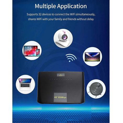 Routeur point d'accès 4G LTE CAT4 H305 avec prise UE (1/5)