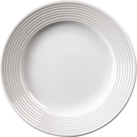 Assiettes à Bord Large Linear 150(Ø)mm Lot de 12 Olympia