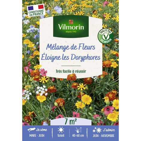 Vilmorin Eloigne les Doryphores - 7 m² - Mélange de fleurs (1/2)