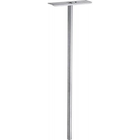 Poste buzón galvanizado, altura 110 cm, diámetro 4,5 cm