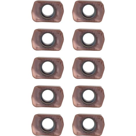 10-teiliges Set Wendeschneidplatten aus Hartmetall für Dreh- und Fräsmaschinen, CNC-Werkzeugset LPGT010210ER-GM (1/5)