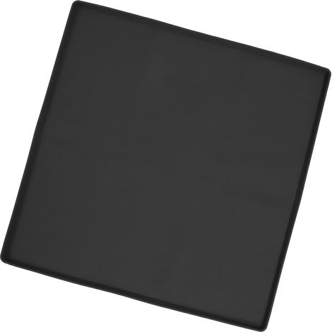 Tapis protecteur silicone 60x60cm pour lave-linge sèche-linge anti-poussière anti-éclaboussures dessus appareil buanderie noir (1/5)