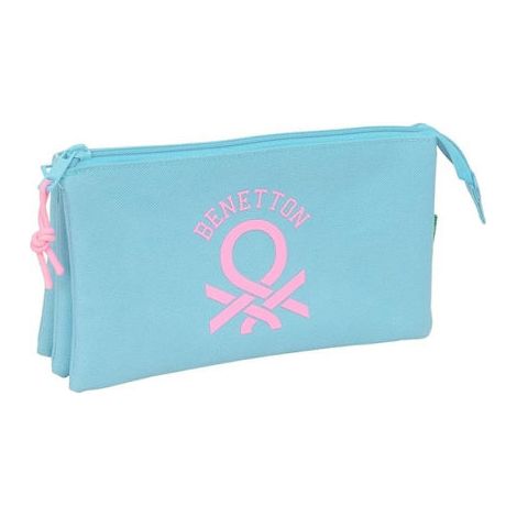 Portatodo Benetton Celeste Azul cielo 22 x 12 x 3 cm
