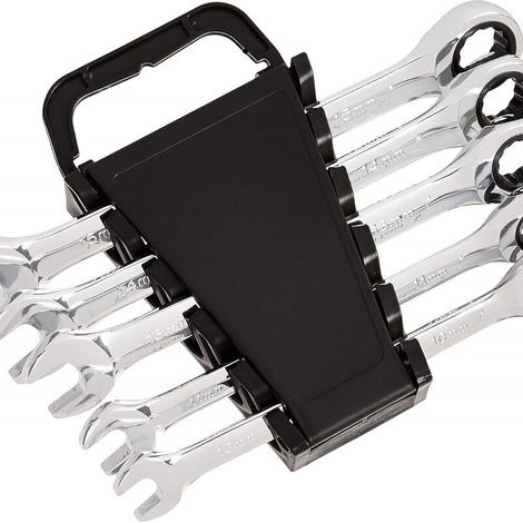 Lot de 5 clés à cliquet pliables, système métrique (1/4)