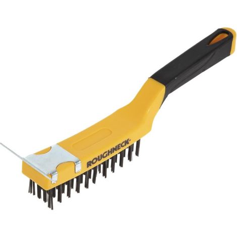 Brosse pour gril avec racloir - ROUGHNECK (1/5)