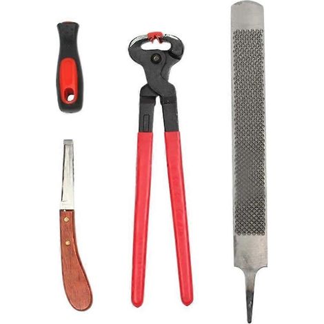 Outils de finition pour la coupe des sabots de chèvres, kit de coupe des ongles pour chevaux, pour le toilettage et la tonte du bétail (1/5)