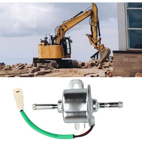 Die elektronische Kraftstoffpumpe ist für die Yanmar/John Deere Modelle 430, 655, 755, 756, 855, 856, 332, 790, 2020 und 2030 DC12V geeignet. (1/5)
