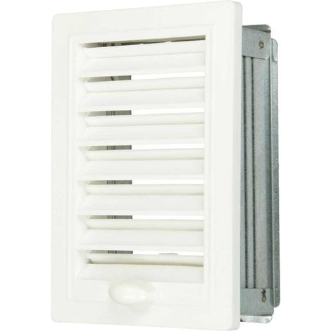 Grille de ventilation Upmann ajustable avec cadre montage 200 x 200 mm