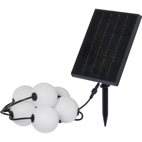 Sygonix SY-6662320  Solar-Lichterkette      2.4 W Weiß, Schwarz