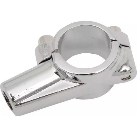 Support de rétroviseur Emgo avec pince pour guidon 22 mm (7/8") chromé (modèle Yamaha)