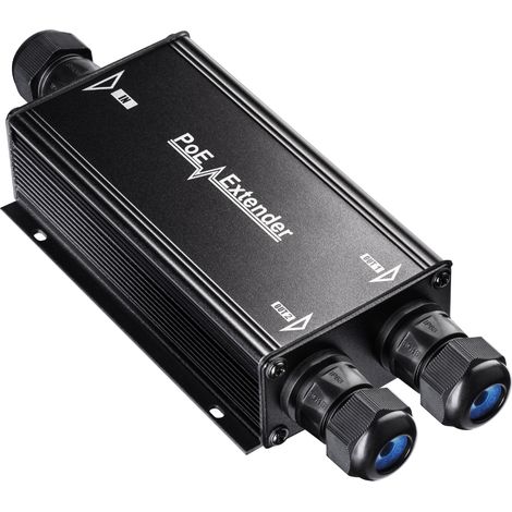 Ripetitore PoE Gigabit Esterno IP67 a 2 Canali - Cudy Extender POE25 Nero (1/5)