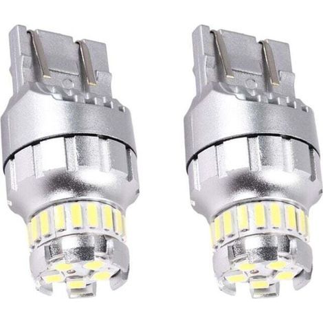2 Stück T20 7440 W21W LED-Rückfahrscheinwerfer mit Canbus-Anschluss, 7443 Bremslicht hinten, 6000K, superhelle Lampe (1/4)