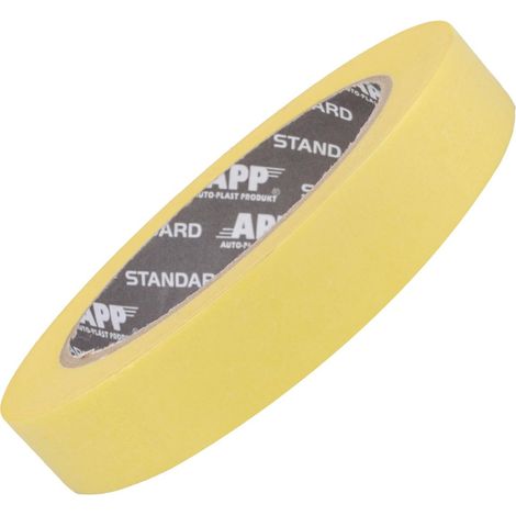 Ruban de masquage Jaune 45 m x 18 mm (1/5)