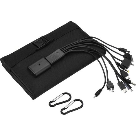 Faltbares Solarladegerät, 20 W, leicht zu tragen, Stromversorgung, 12 V DC, für Outdoor-Abenteuer, Wandern, Camping, Reisen, FLITI (1/4)