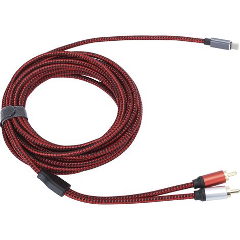 Câble de Connexion Audio Type-C vers RCA Doré 5m pour Smartphone, Tablette, PC (1/5)