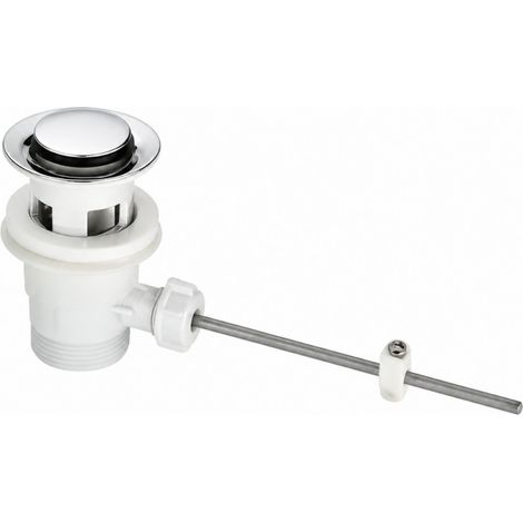 Vidage lavabo pvc blanc.