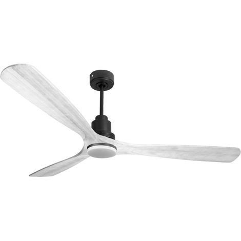 Ventilatore da soffitto Reversibile Termostato Dimmabile Wifi Motore CC Tetti inclinati Telecomando Luce a tre toni Hypersilence Memoria Shopify Vendible (AUTOMATICO) PURLINE MadeiraD166C04LED64646