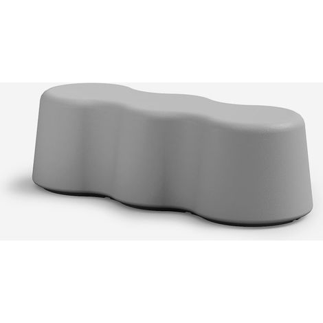 Panca da giardino 3 posti in polietilene design moderno Peanuts - Ferro