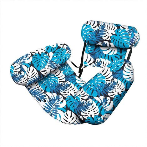 Fauteuils et chaises flottantes pour adultes, matelas gonflables pour piscine, hamac flottant à motif végétal, chaises flottantes gonflables, frites de piscine, radeaux A (1/5)
