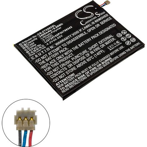NX - Batterie téléphone, smartphone, GSM pour ZTE 3.7V 2400mAh - LI3725T42P3H796342 (1/2)