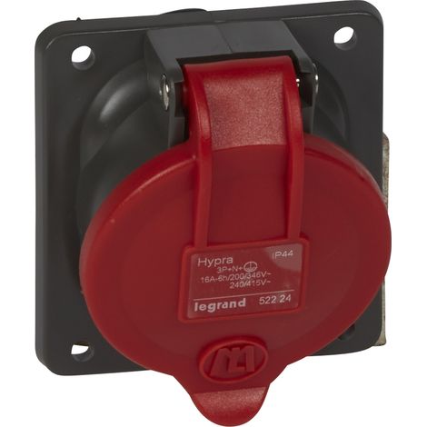 Socle Bleu Hypra 16a 2p+t