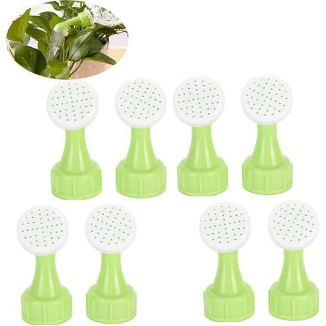 Filiyano-Lot de 8 bouchons d'arroseur portables pour bouteille, arroseur de tuyau d'arrosage domestique, têtes d'arrosage en plastique (1/5)