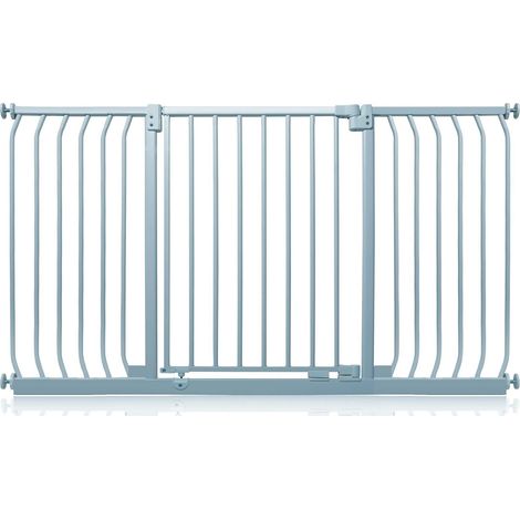 Safetots Barrière De Sécurité Elite, Barrière D'escalier À Fixation Par Pression, 143cm - 152cm, Couleur Gris Mat