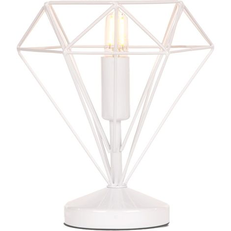 KONSIMO ACOS Tischlampe, Weiß (1/3)