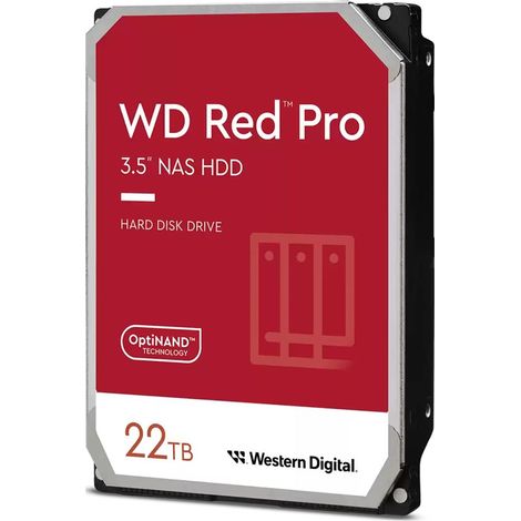 WD Red Pro 3.5p SATA 6Gb/s - 22To (1/3)